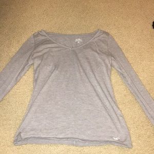 Grey long sleeved shirt